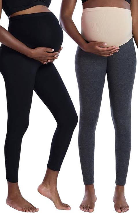 Essential Stretch Secret Fit Over the Belly Maternity Leggings