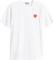 Comme des Garçons PLAY Pixel PLAY Appliqué T-Shirt