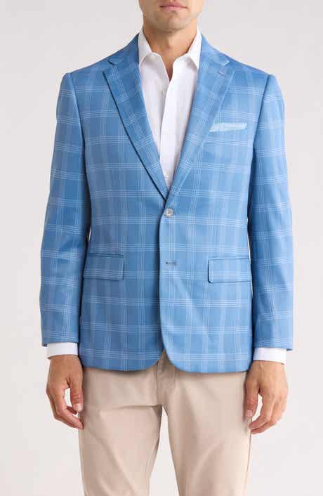 Duchamp Plaid Sport Coat