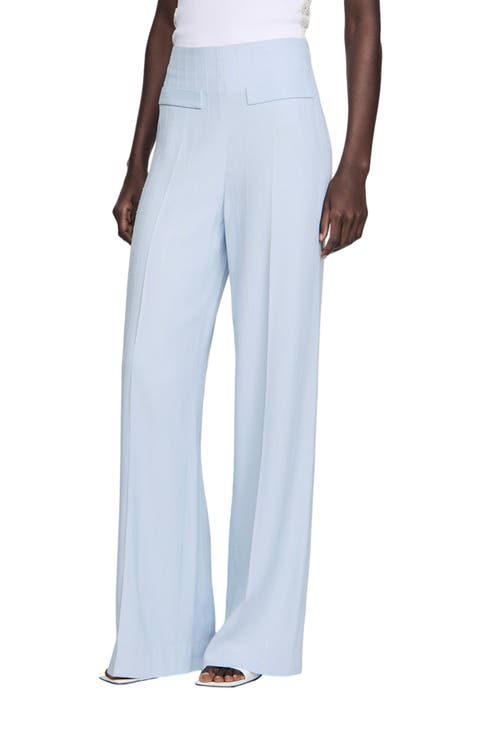 Striped Sequin Trousers