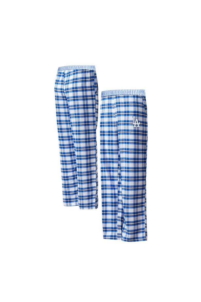 Women's Concepts Sport Royal/Black Los Angeles Dodgers Sienna Flannel Sleep Pants, Main, color, Royal