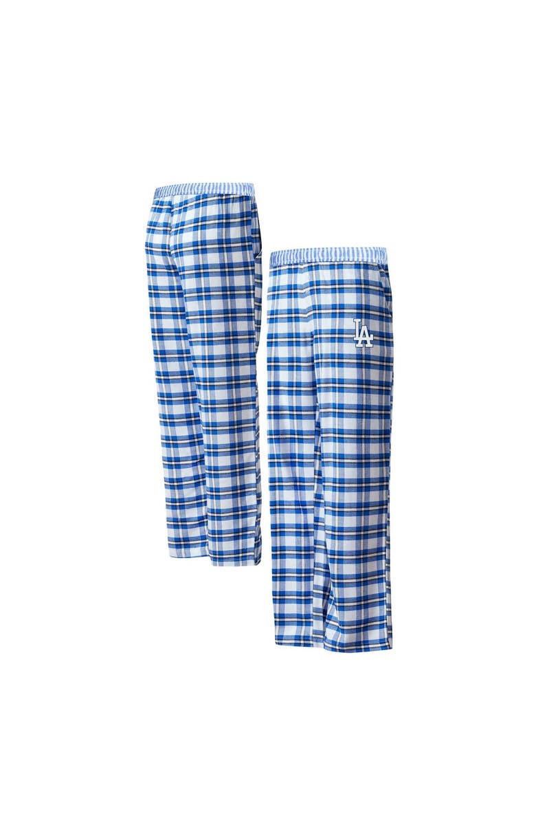 CONCEPTS SPORT Women's Concepts Sport Royal/Black Los Angeles Dodgers Sienna Flannel Sleep Pants, Main, color,