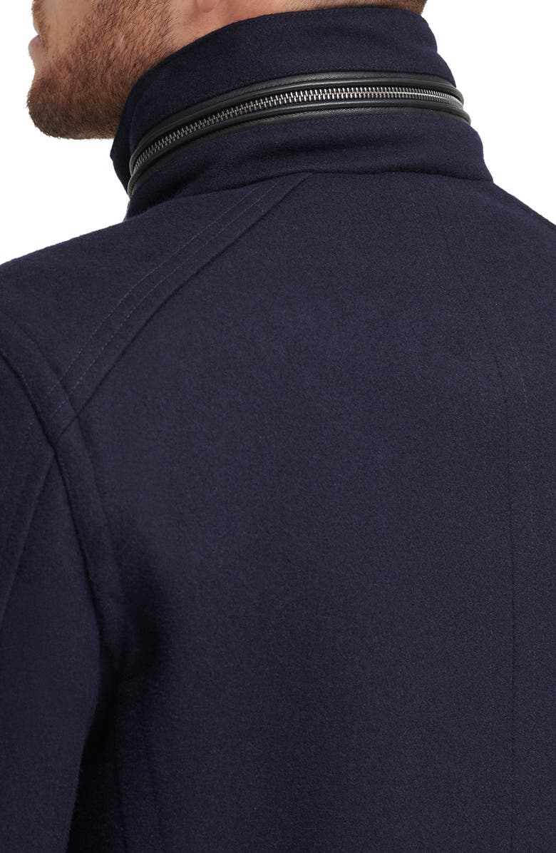 Cole Haan Signature Cole Haan Melton Coat, Alternate, color, Navy