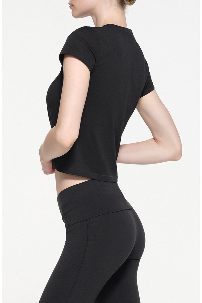 Relaxed Shrunken T-Shirt, Alternate, color, ONYX