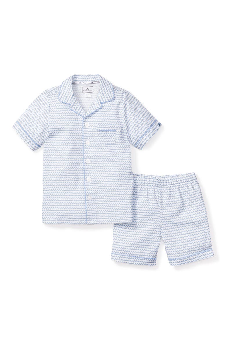 Kids' La Mer Short Pajamas, Main, color, BLUE