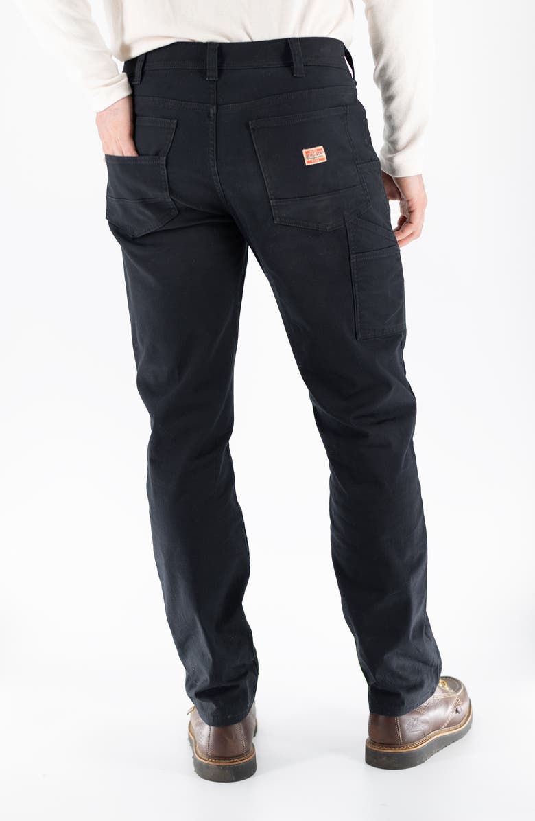 Devil-Dog Dungarees Stretch Twill Carpenter Pants, Alternate, color, Black