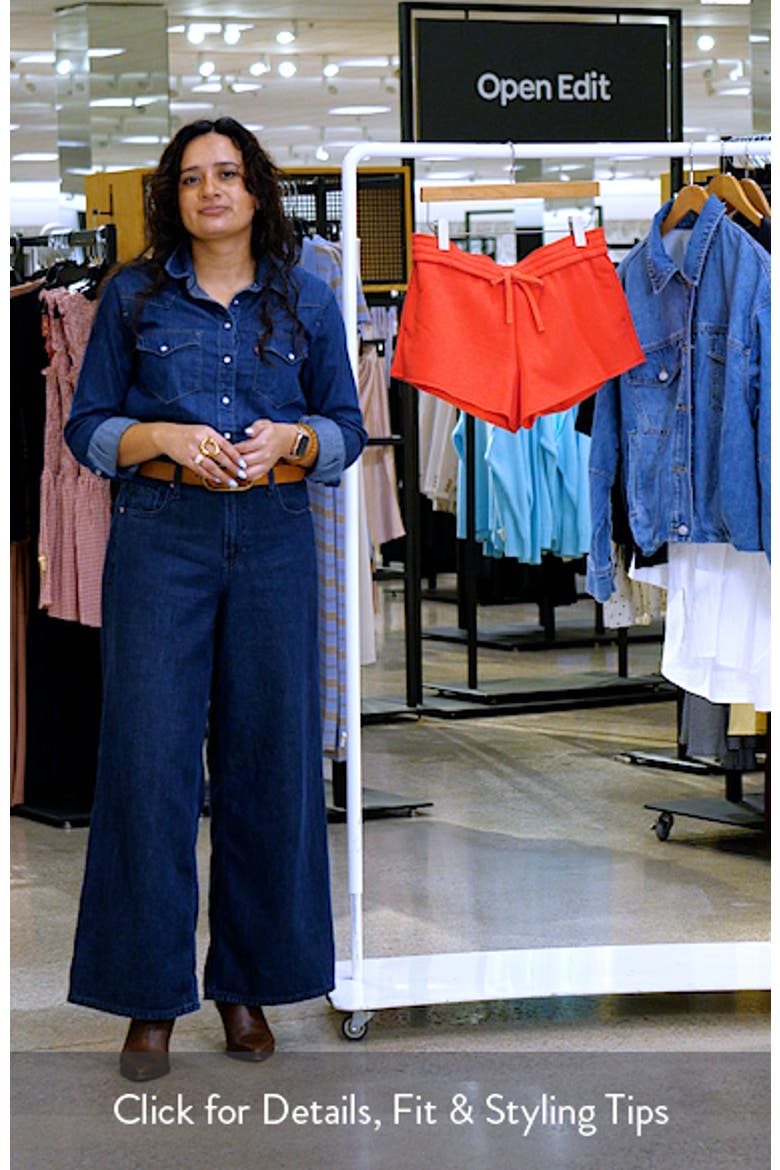 Foldover Fleece Mini Sweat Shorts video