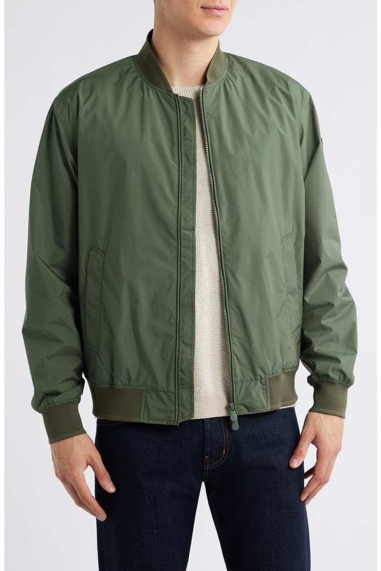 Olen Water Resistant Bomber Jacket, Main, color, THYME GREEN