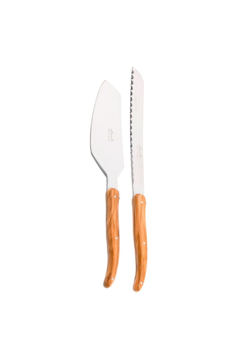 Cake Serving Set in Wooden Box, Main, color, Silver