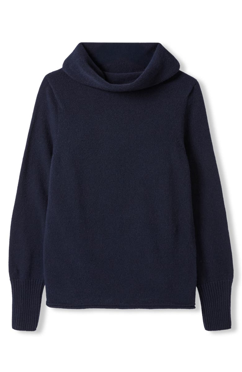 Celtic 
Co. British Supersoft Slouchy Cowl Neck, Alternate, color, Dark Navy