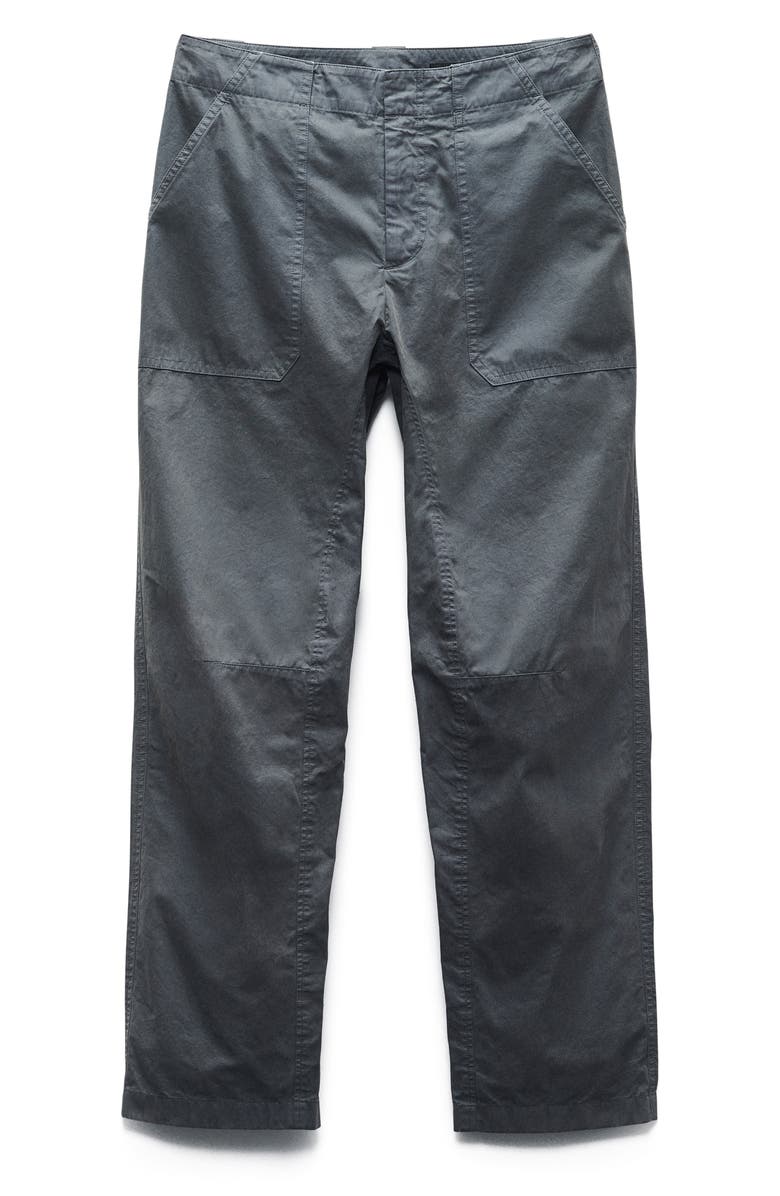 rag & bone Leyton Cotton Workwear Pants, Alternate, color, Dark Grey
