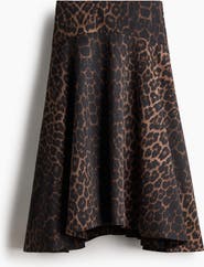 H&M Flared Twill Skirt