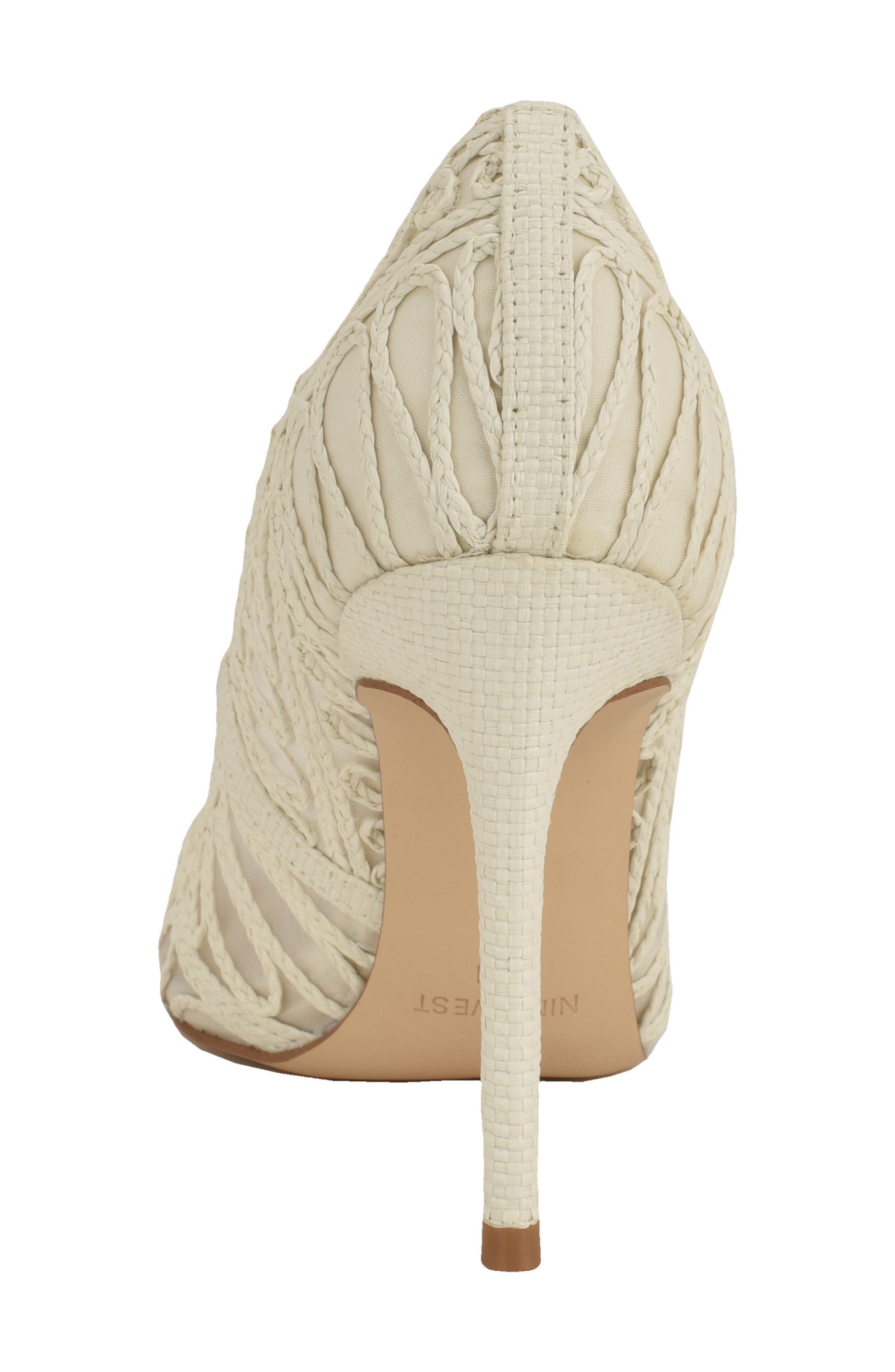Frista Pointed Cap Toe Pump, Alternate, color, IVORY