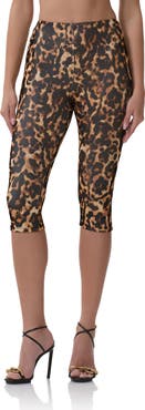 AFRM Gianna Leopard Print Crop Leggings