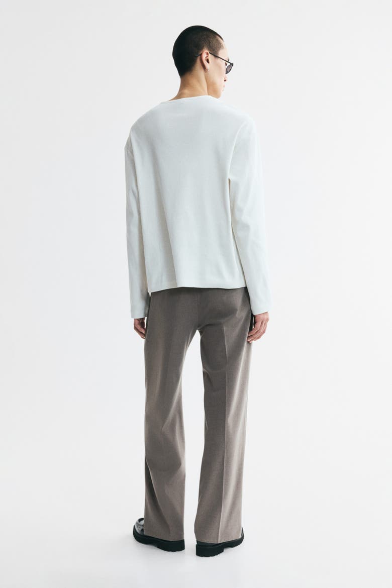 Relaxed-fit Pants, Alternate, color, Dark taupe
