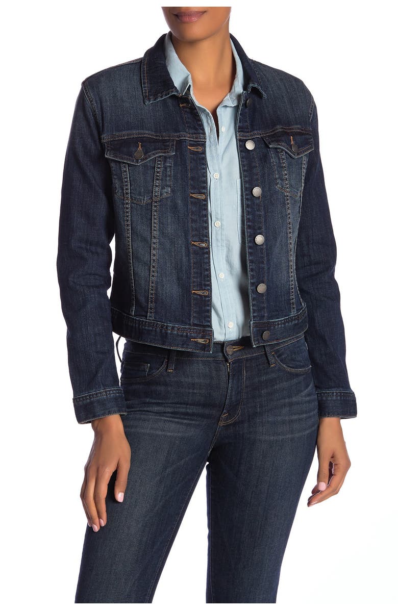 Caslon<sup>®</sup> Classic Denim Jacket, Main, color,