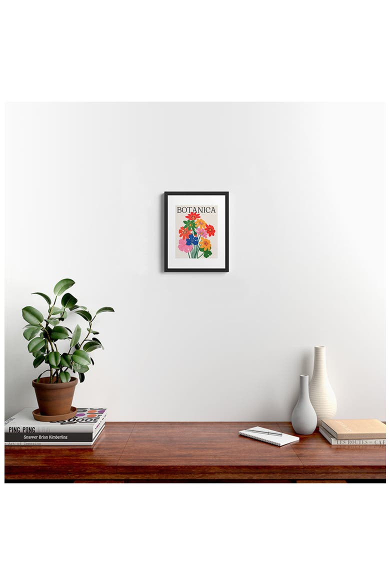 'Botanica Matisse Edition' by Ayeyokp Framed Wall Art, Alternate, color, WHITE