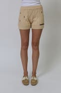 Central Park West Jaden Embroidered Shorts