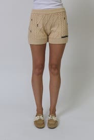 Central Park West Jaden Embroidered Shorts