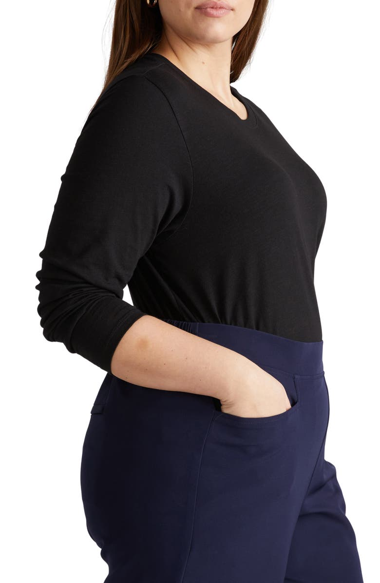 Universal Standard Light As Air Tie Front Top, Alternate, color, 