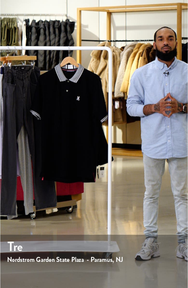 Bradford Tipped Piqué Knit Polo, sales video thumbnail