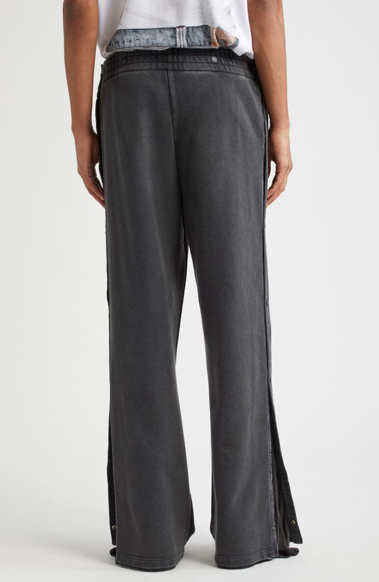 Y/Project Organic Cotton Snap Sweatpants, Alternate, color,