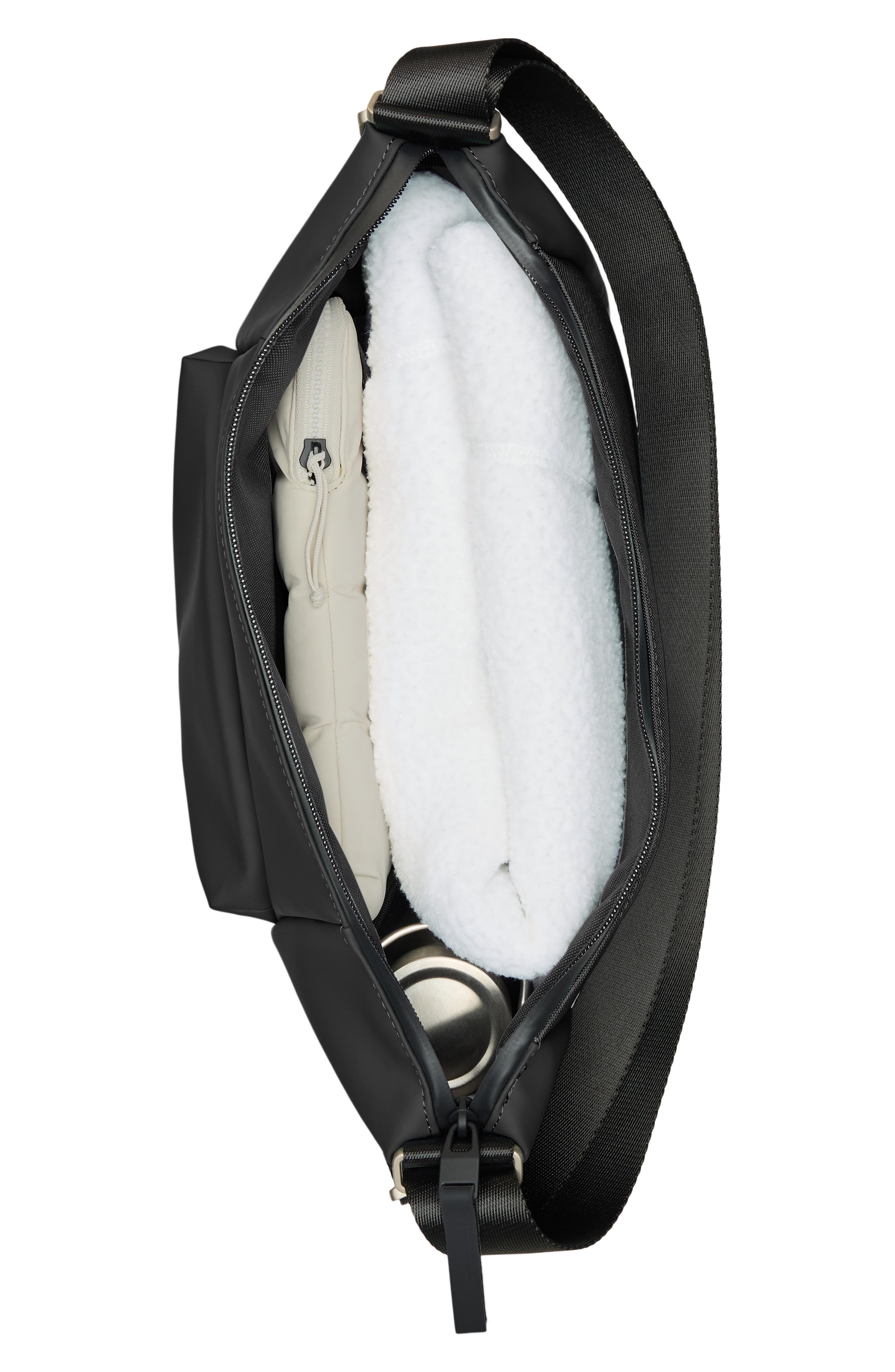 Otaru Hobo Backpack, Alternate, color, BLACK
