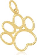 The Lovery Fine Jewelry Mini Gold Paw Charm