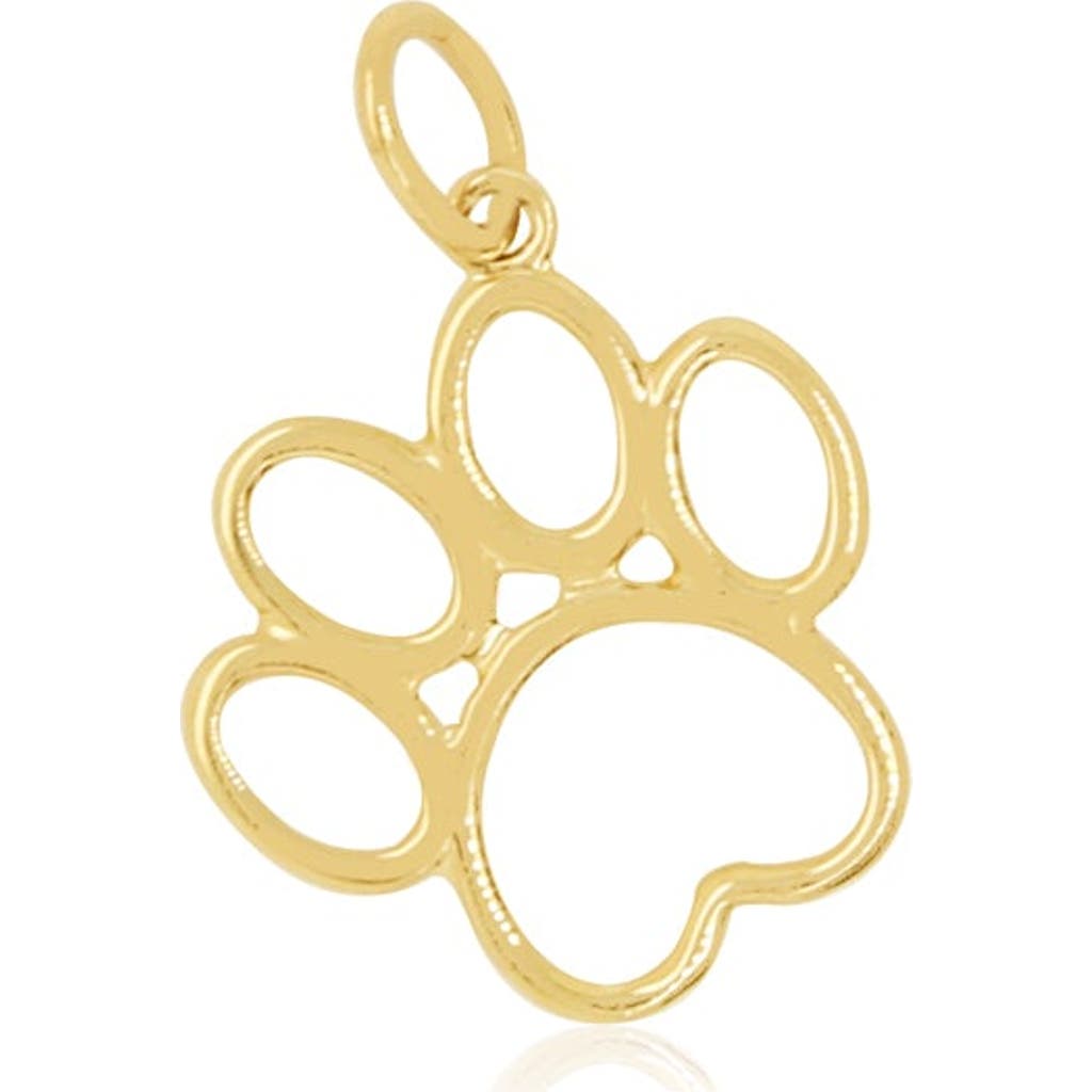 The Lovery Fine Jewelry Mini Gold Paw Charm