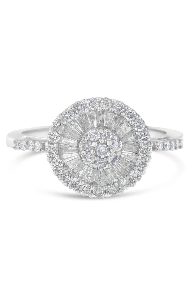 Haus of Brilliance 10KT White Gold 1.0 cttw Diamond Cocktail Ring, Main, color, White