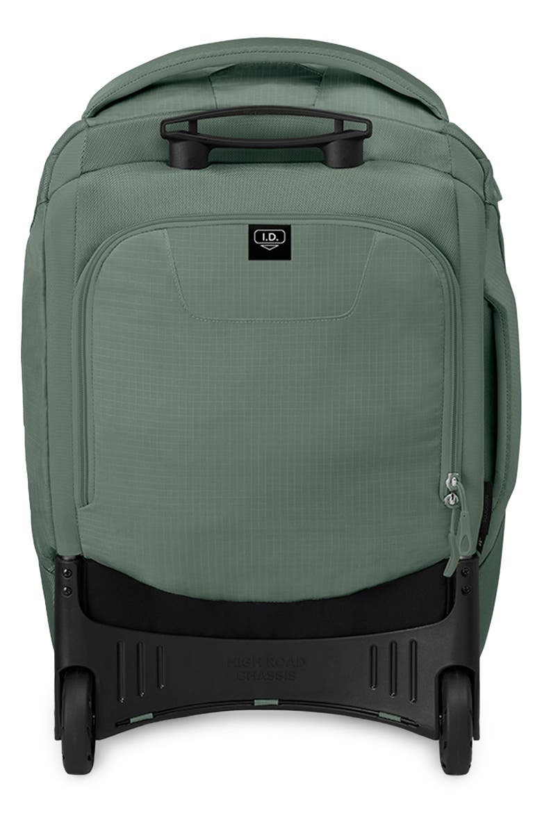 Sojourn 22-Inch 45-Liter Shuttle Wheeled Recycled Nylon Duffle Bag, Alternate, color, KOSERET GREEN