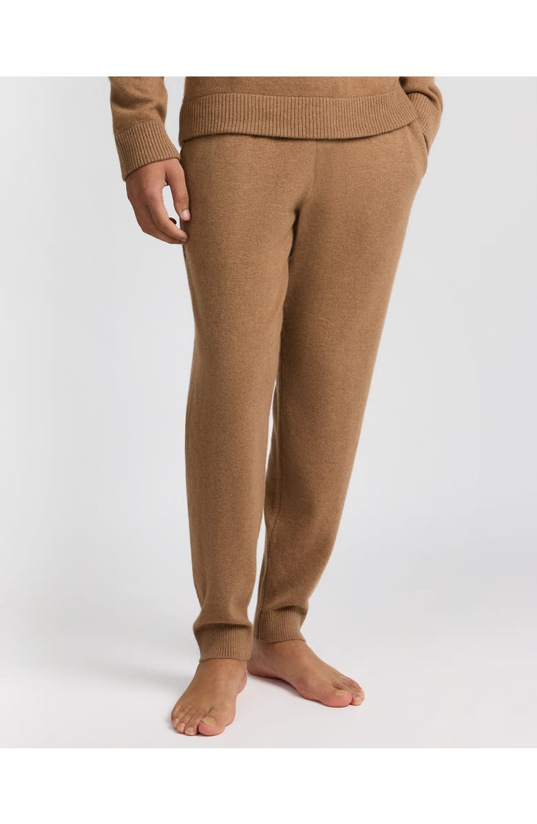 Onia 100% Cashmere Knit Jogger, Main, color, Camel