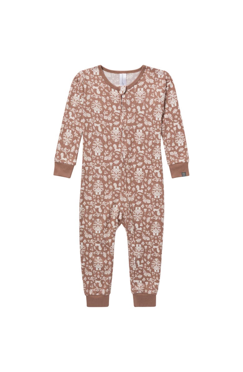 Modern Moments<sup>™</sup> by Gerber Snug Fitting Footless Pajamas, Alternate, color, Nature House