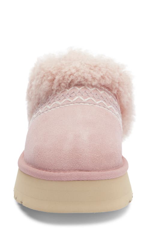 Ugg ® Disquette Genuine Shearling Lined Slipper In Gray