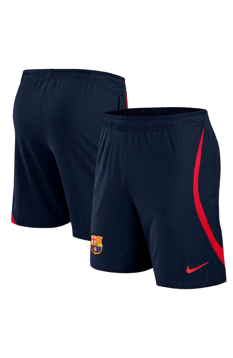 Nike Mens Nike Navy Barcelona Strike Performance Shorts, Alternate, color, 