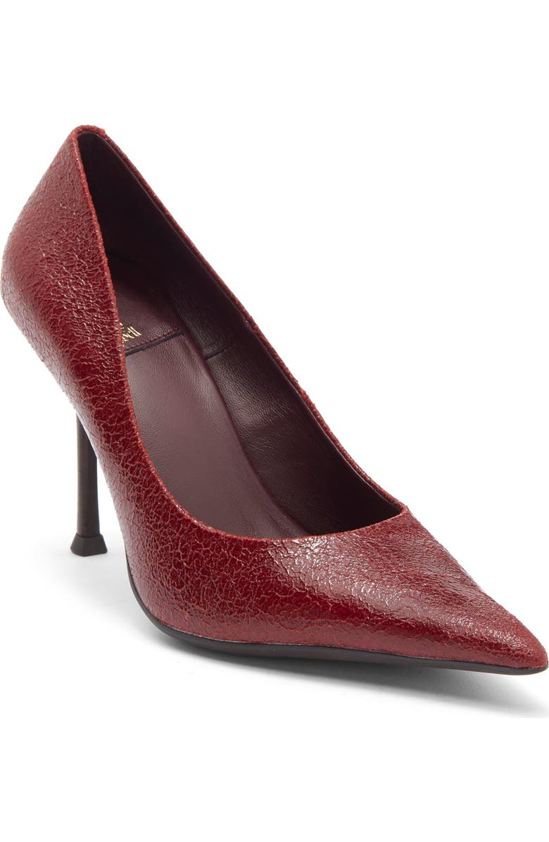 Jeffrey Campbell Risk Taker Pointed Toe Pump, Main, color, Red Crackle
