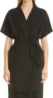 Max Mara Cestino Wool Stretch Crepe Jacket