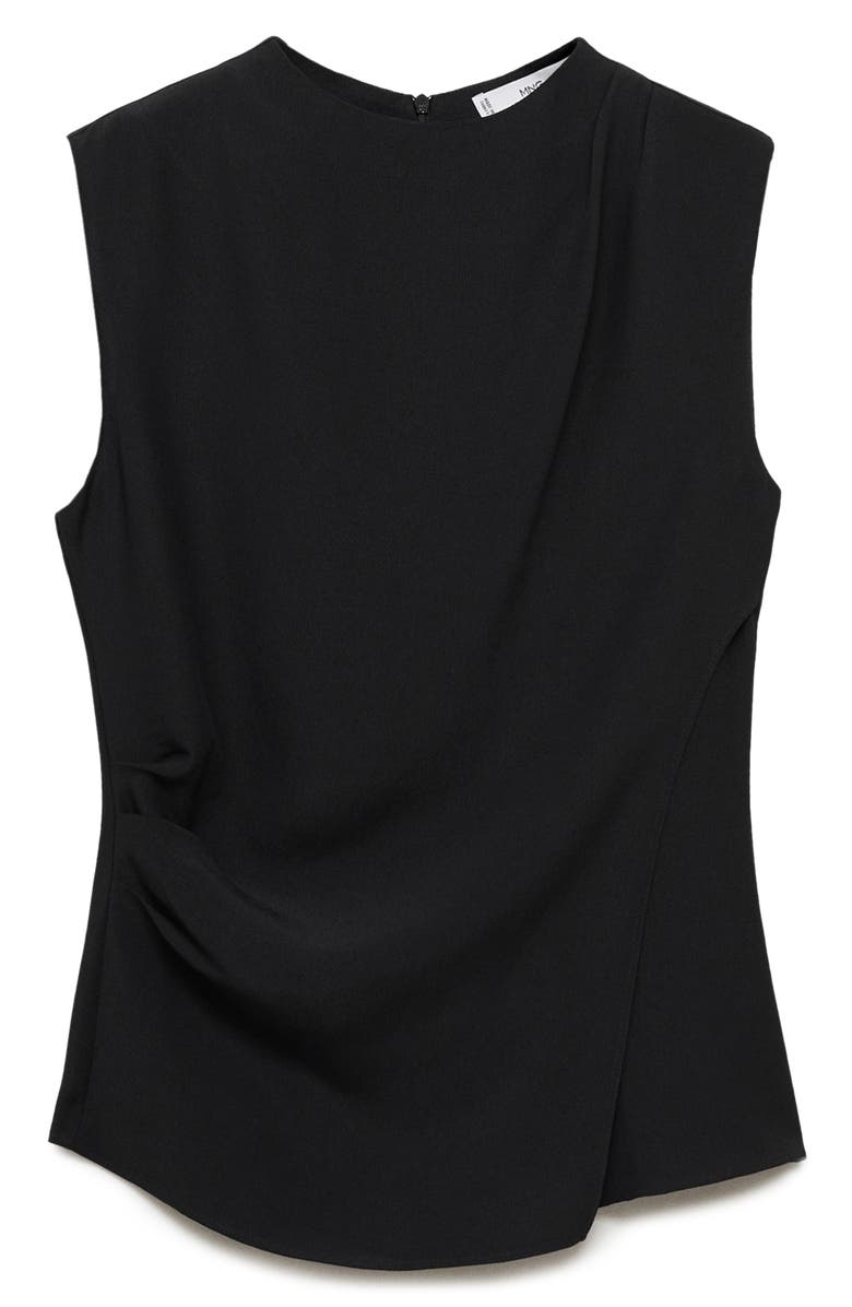 MANGO Area Drape Sleeveless Top, Alternate, color, 