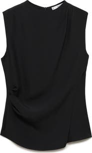 MANGO Area Drape Sleeveless Top