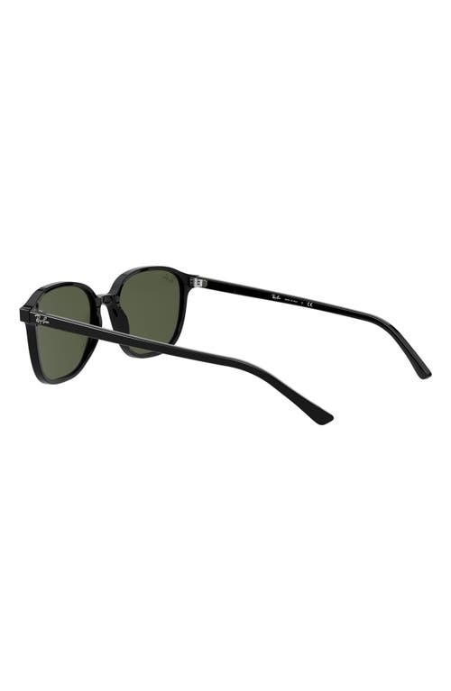 Ray Ban Ray-ban 53mm Square Sunglasses In Black/green