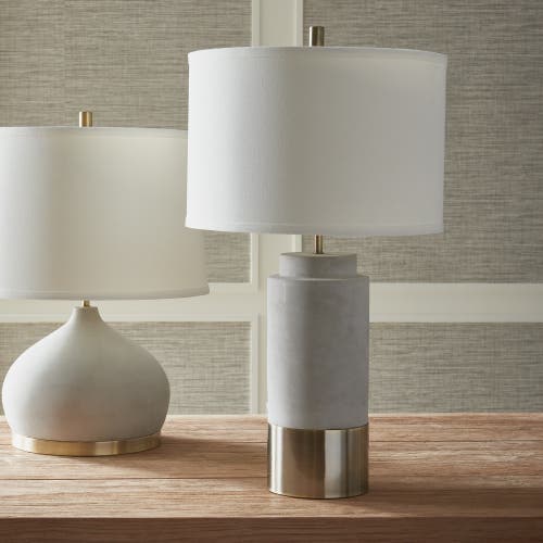 Napa Home & Garden Scully Cylinder Lamp In Gray