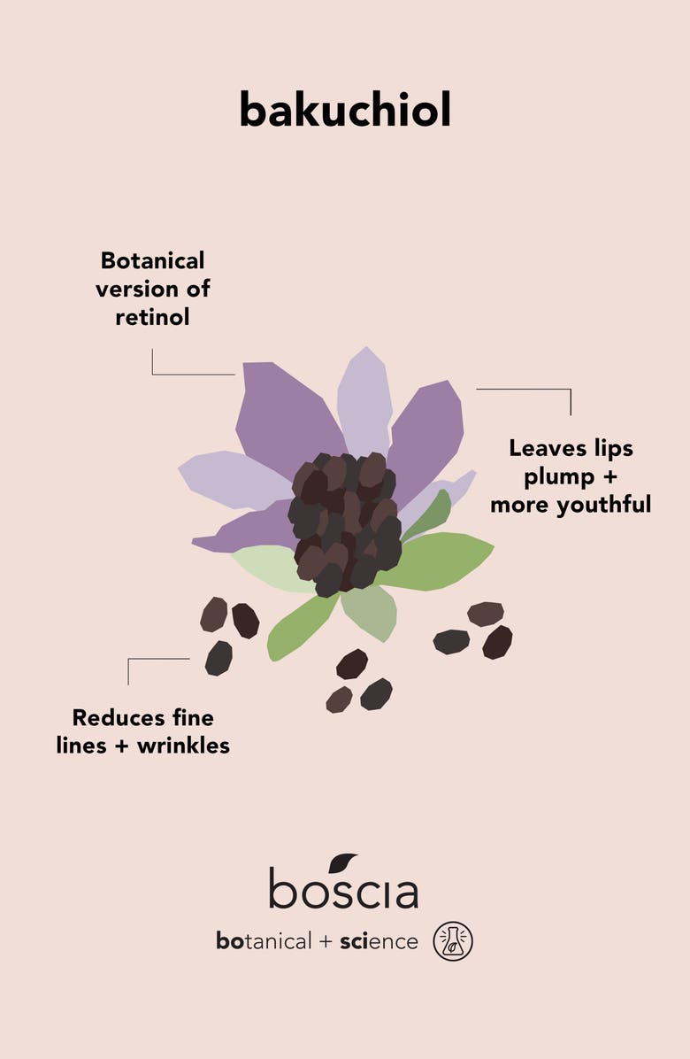 Boscia Cherry Blossom & Bakuchiol Resurfacing Lip Repair, Alternate, color, 