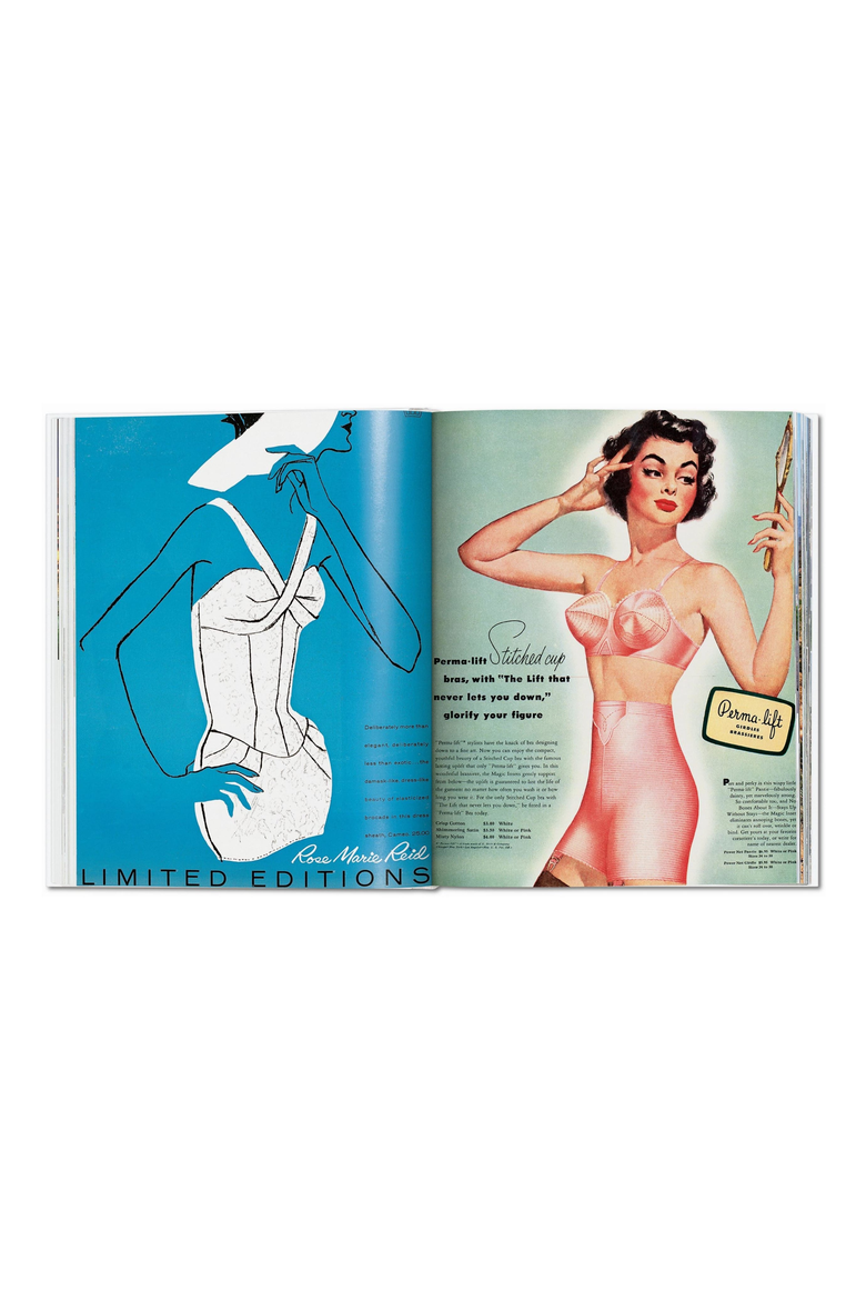 AllAmerican Ads of the 50s English French German Book, Alternate, color, multicolor
