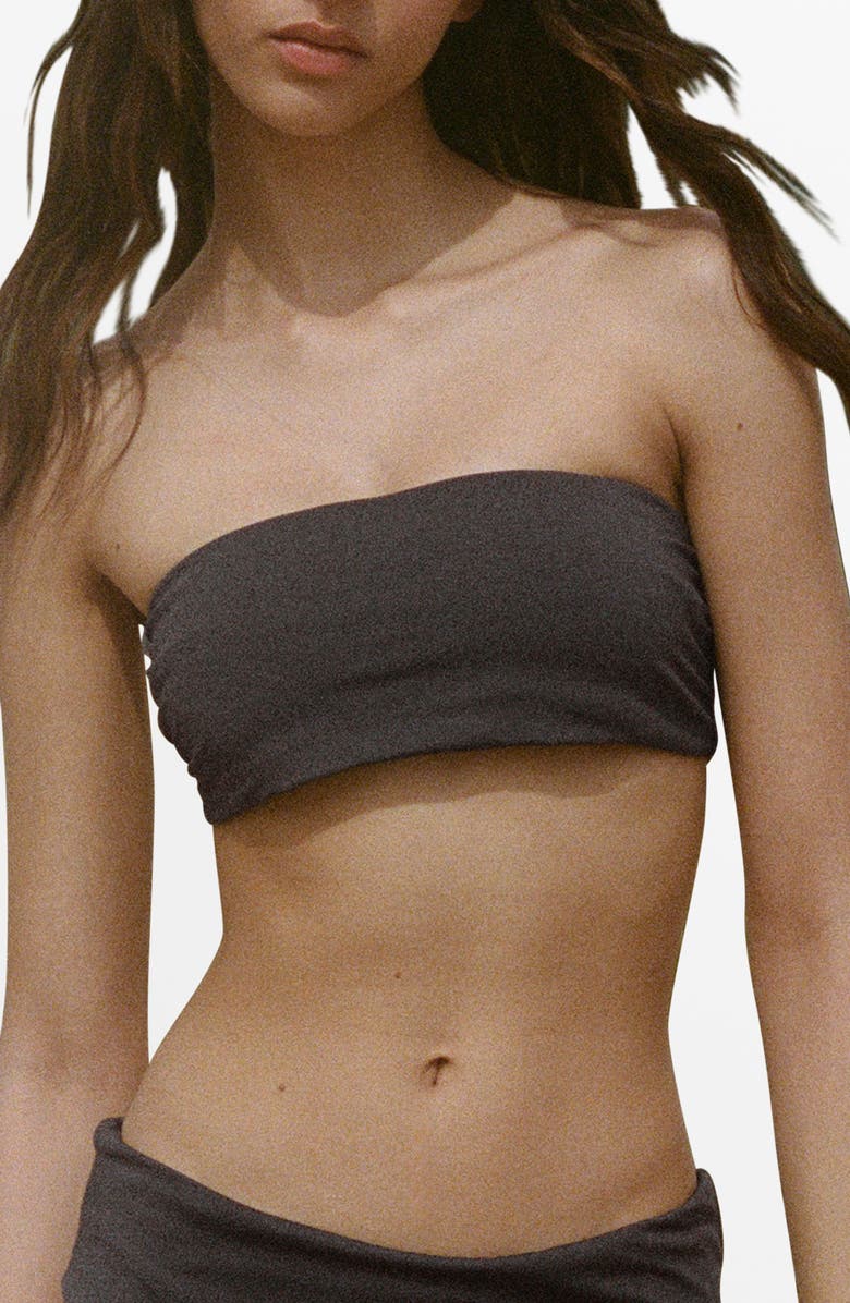 MANGO Bandeau Bikini Top, Main, color, 