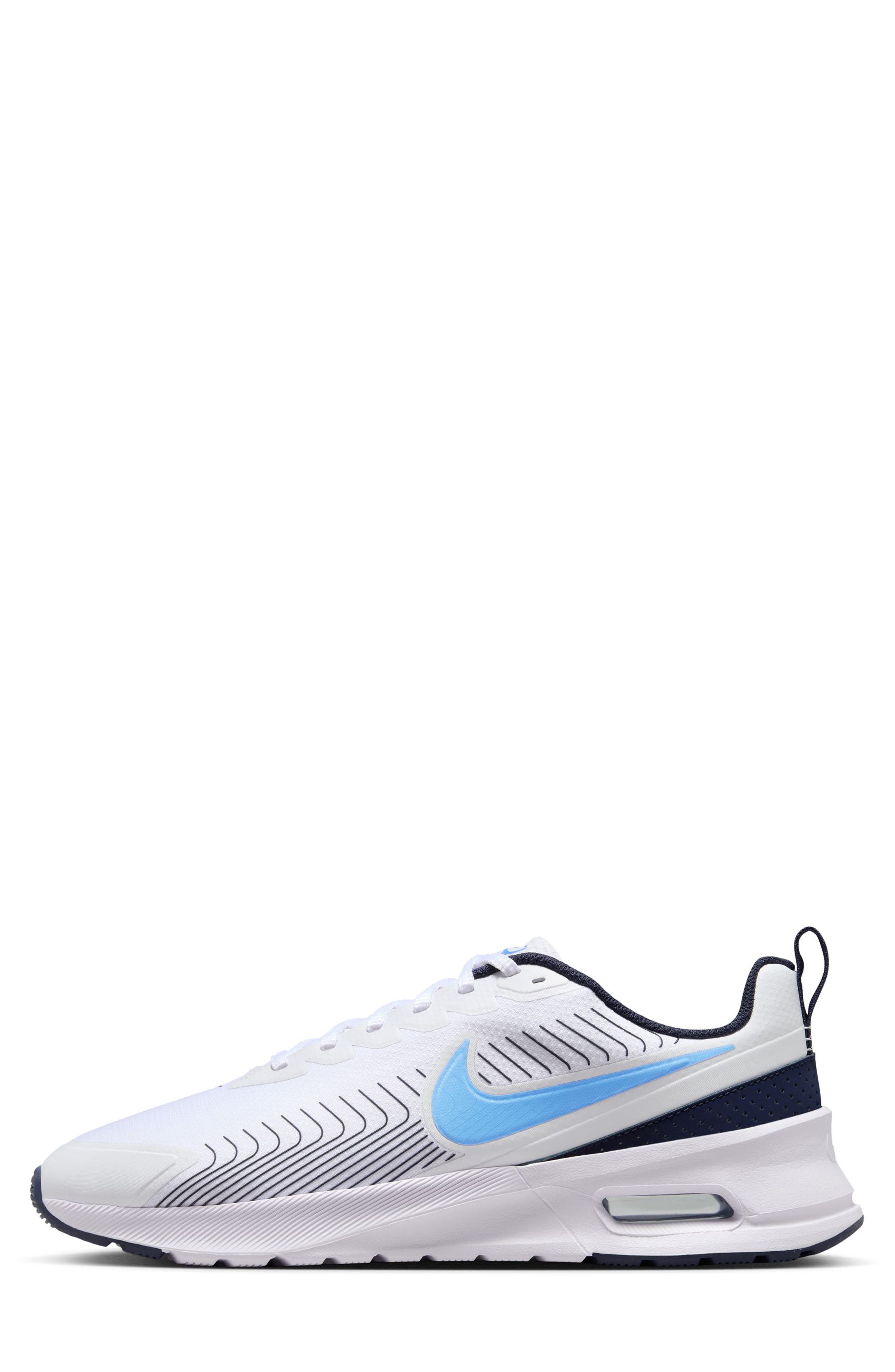 Nike Air Max Nuaxis Sneaker, Alternate, color, White/ University Blue