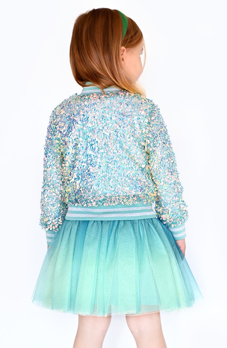 Truly Me Kids' Sequin Bomber Jacket, Alternate, color, 