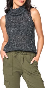 GIBSONLOOK Cowl Neck Sweater Tank