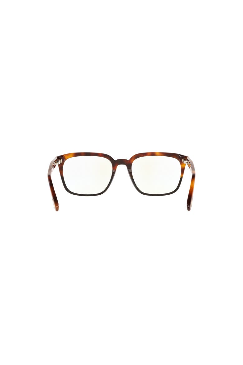 53mm Square optical glasses, Alternate, color, Brown