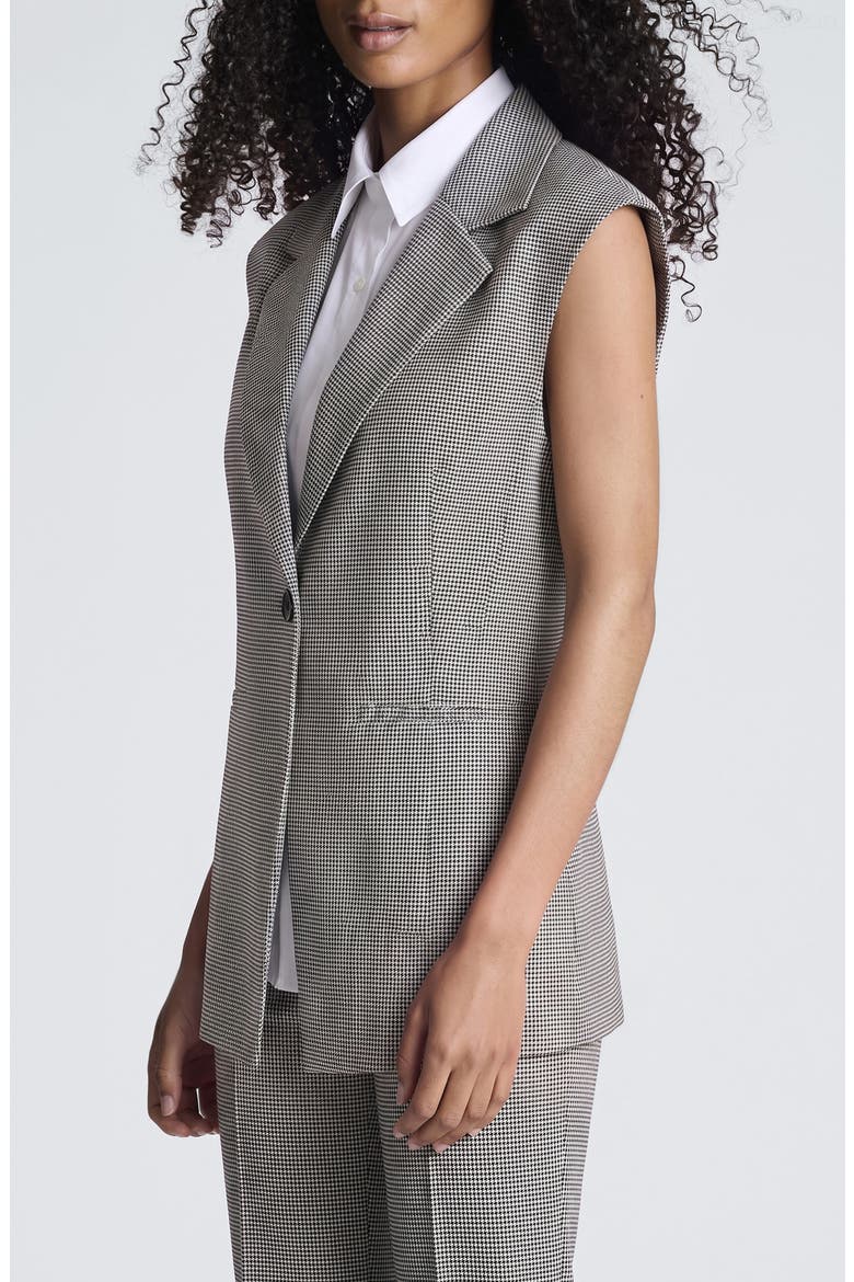Vest with Detachable Shirt, Alternate, color, BLACK/ PURE WHITE