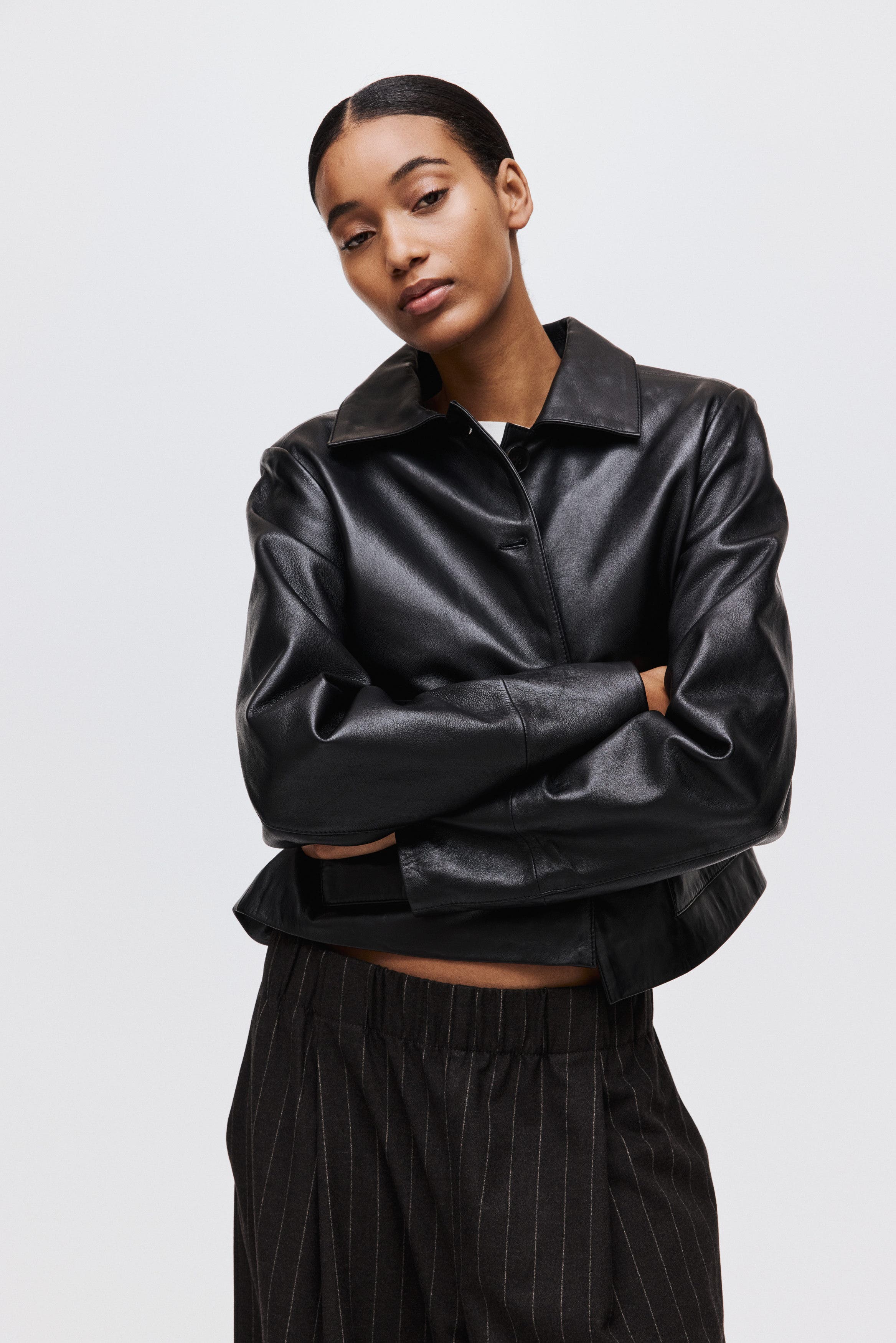 Wide-leg pull-on pants - image 2